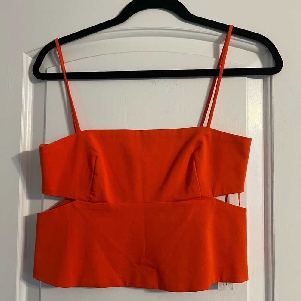 Zara Vibrant Orange Women's Top